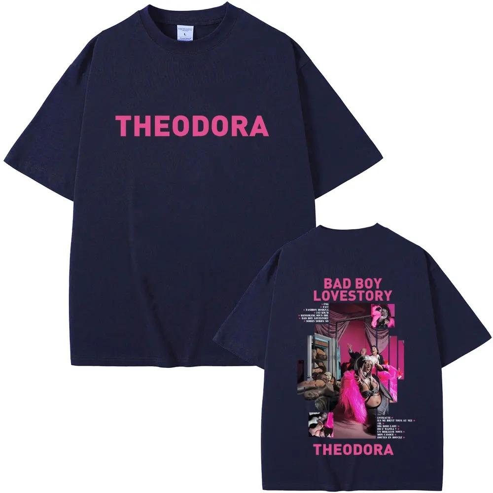 Bbl Bad Boy Lovestory Graphic T Shirt Rapper Theodora Mega Unisex Hip Hop Street Fashion Oversized Tshirt Casual Cotton Tshirt