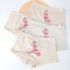 Colorful Cotton Girls' Underwear - No Pinch Medium & Large Boxer Briefs