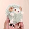 Soft Fluffy Texture Lamb Keychain Plush Mini Sheep Plush Doll  For Backpack Decor