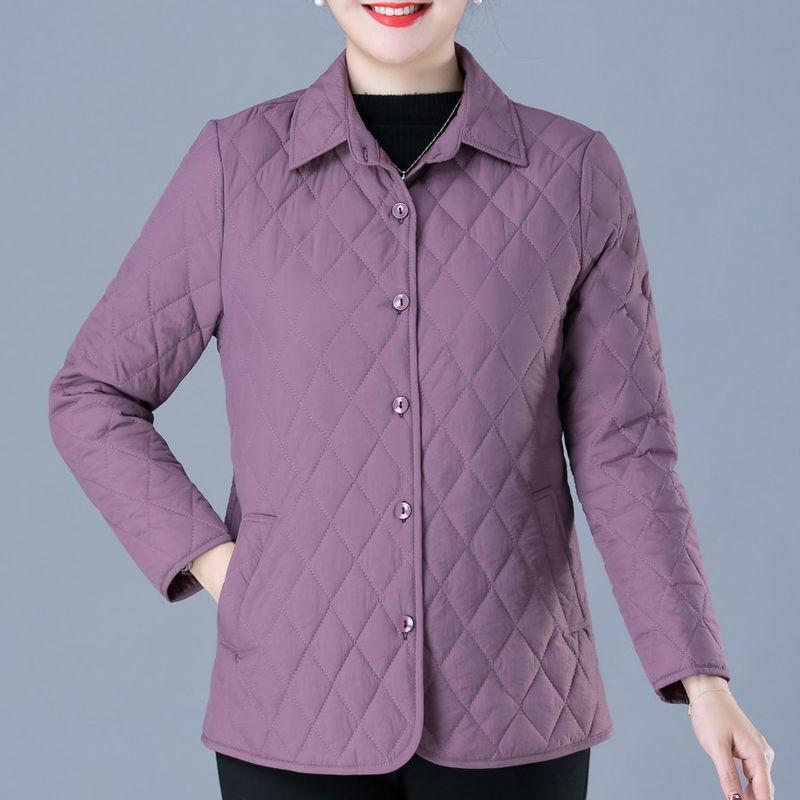 Mother's Spring Coat Autumn and Winter Style Light Cotton Jacket