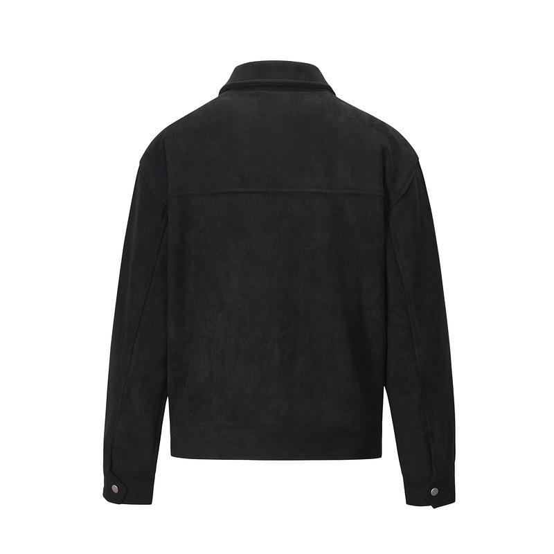 Giacca Casual Sportiva da Uomo Retro Oversize Stile Europeo & Americano con Revers