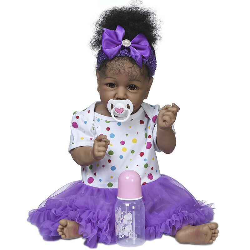 

Черные реборн 22 куклы-младенцы девочка реалистичные реборн малыши афроамериканцы