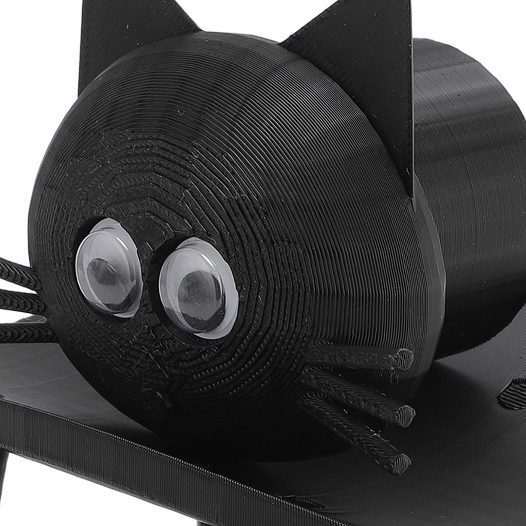 3 Stück Schwarze Katze Toilettenpapierhalter Set Lustiges Tier Toilettenpapier Aufbewahrungsständer für Badezimmer Küche Toilettenpapierrollen Aufbewahrungsorganisator