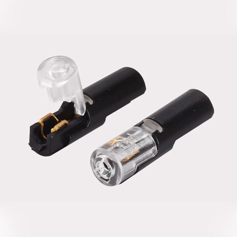 10Pcs Single Wire Plug-in Connector with Locking Buckle Quick Connection Cable Connector East to Installation