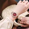 Trendy Fashion Steel Strap Quartz Ladies Wristwatch with Cross-Border Style
