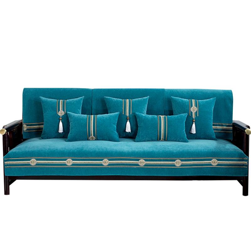 Chinese Luxury Sofa Cover Chenille Sofa Cushion Wear Resistant Universal Sofa Cover Couch Cushion Slipcovers Replace Anti-Slip