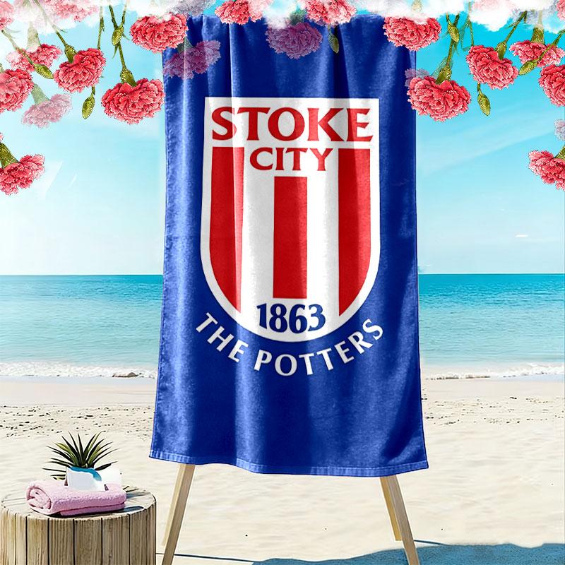 STO Logo Beach Towel, Large Soft Quick Dry Towel for Beach Camping Swimming