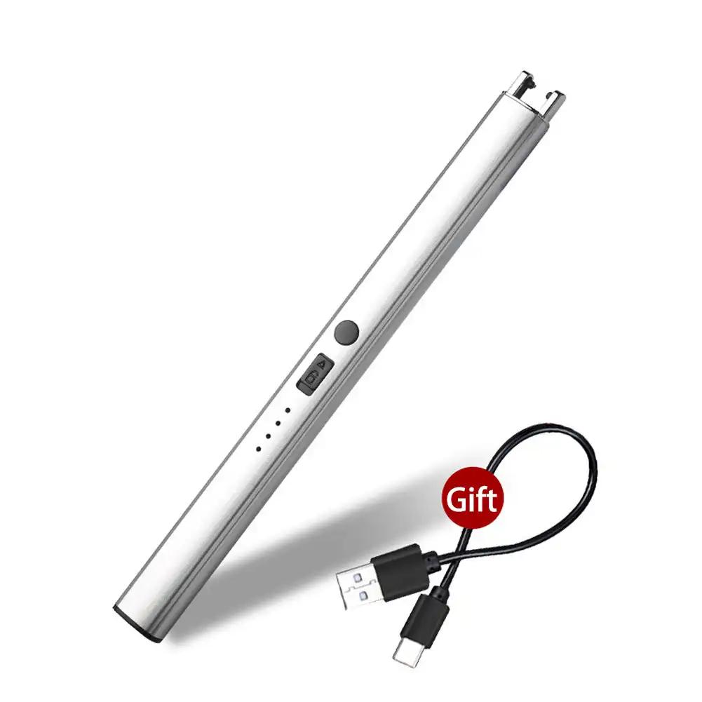 Electric Arc Ignition Windproof Pulse Flameless Plasma Ignition Candle Lighters USB Rechargeable Lighter Kitchen Outdoor BBQ