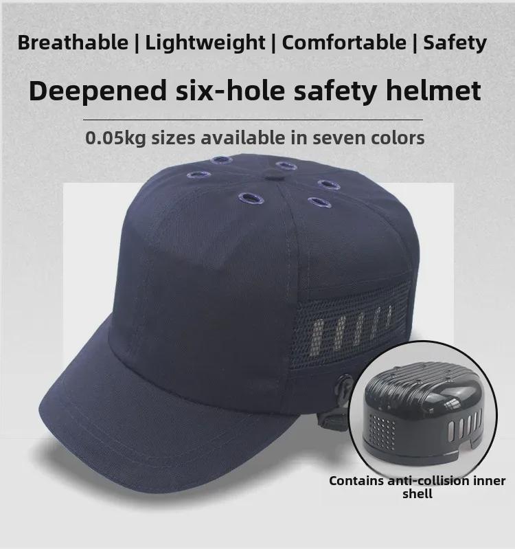 Lightweight Breathable Baseball-Style Safety Helmet for Welders