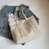 Duża pojemność płócienna torba typu tote torba damska na ramię