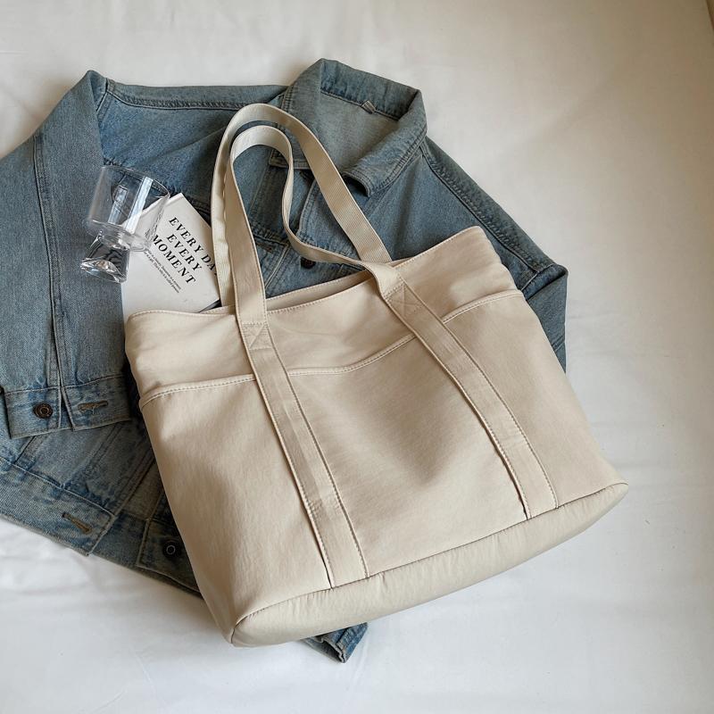 Duża pojemność płócienna torba typu tote torba damska na ramię