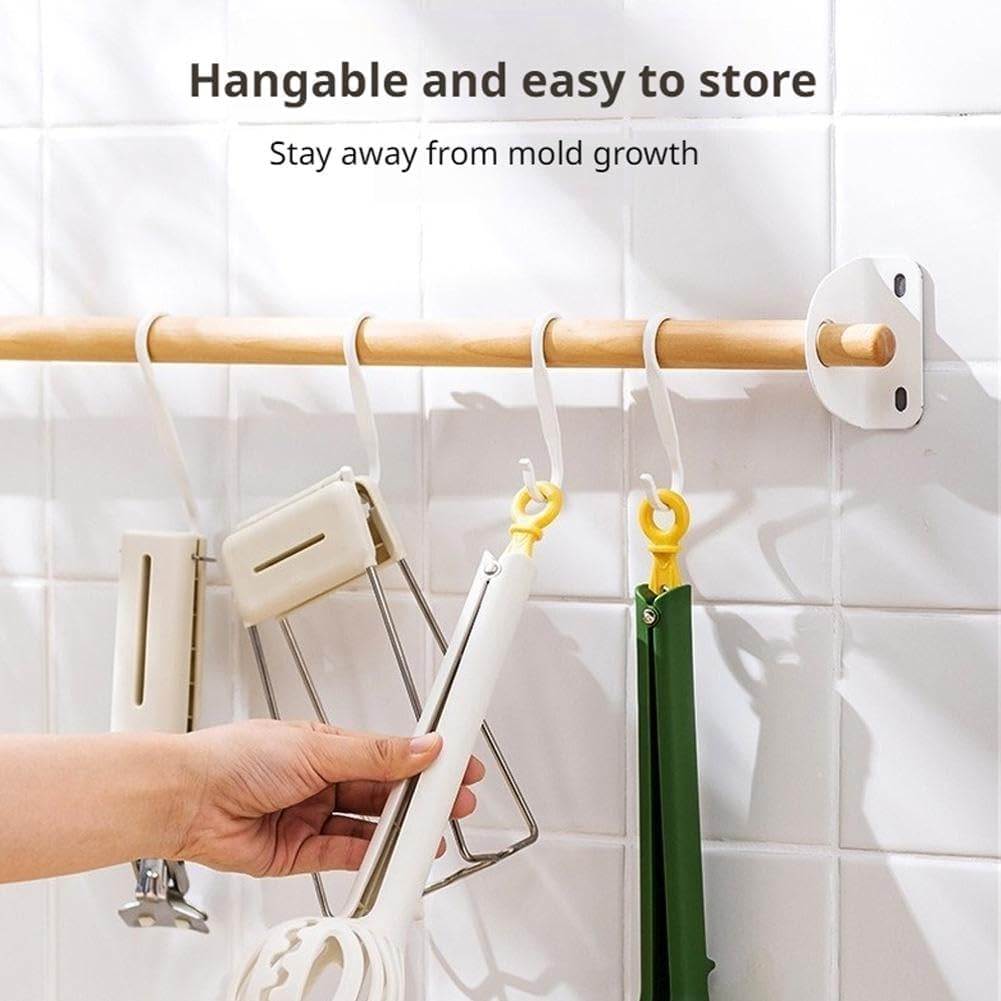 2 in 1 Food Clip & Egg Whisk Multifunctional Egg Beater and Bread Clip Manual Blender Handheld Egg Mixer Plastic Whisk Egg Scrambler Multifunctional