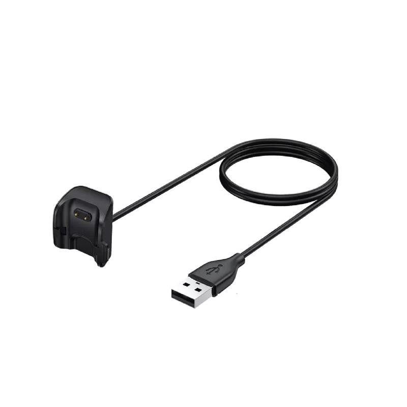 

Держатель для зарядки для Samsung Galaxy Fit 2 SM-R220 Умные часы USB-зарядное устройство Зарядный кабель Док-станция для Galaxy Fit 2 чёрный