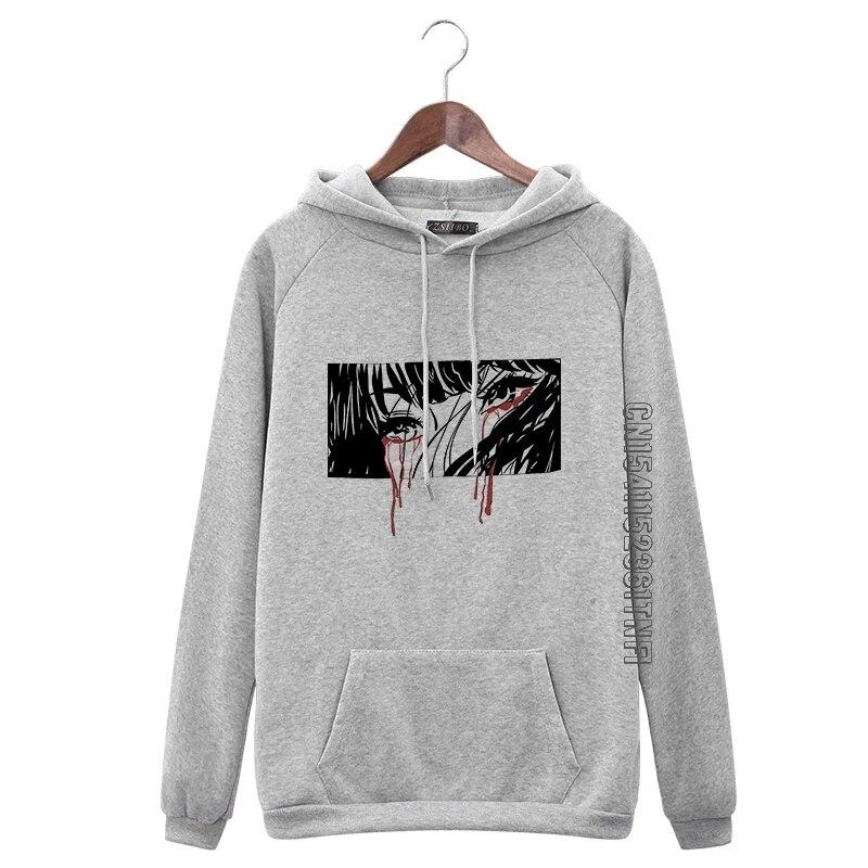The Empiness I See In My Eyes Streetwear Hip Hop Hoodie Women's Hooded Sweatshirt Oversize Loose Harajuku Women's Hoodie