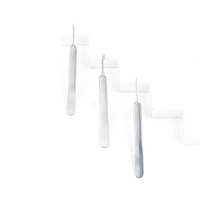 Needle Tweezers Blackhead Pimples Removal Pointed Bend Head Face Care Tools
