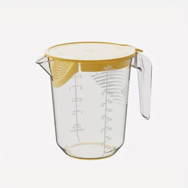 1000ml Measures Cup Cooking Baking Measuring Jug with Handle and Scales Household Kitchen Baking Measuring Tool for Baking Flour