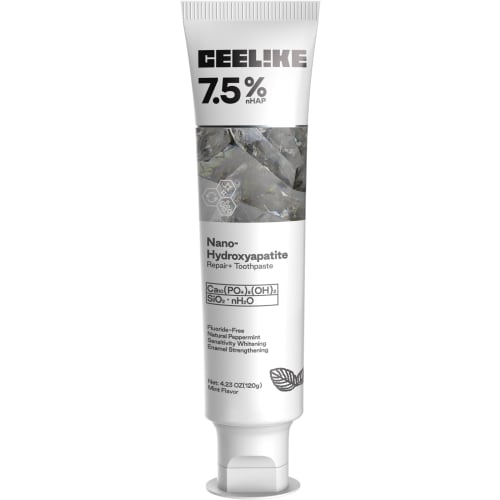 

CEELIKE Hydroxyapatite Toothpaste 120g - Strengthens Teeth, Repairs Enamel, Daily Cleansing, Freshens Breath