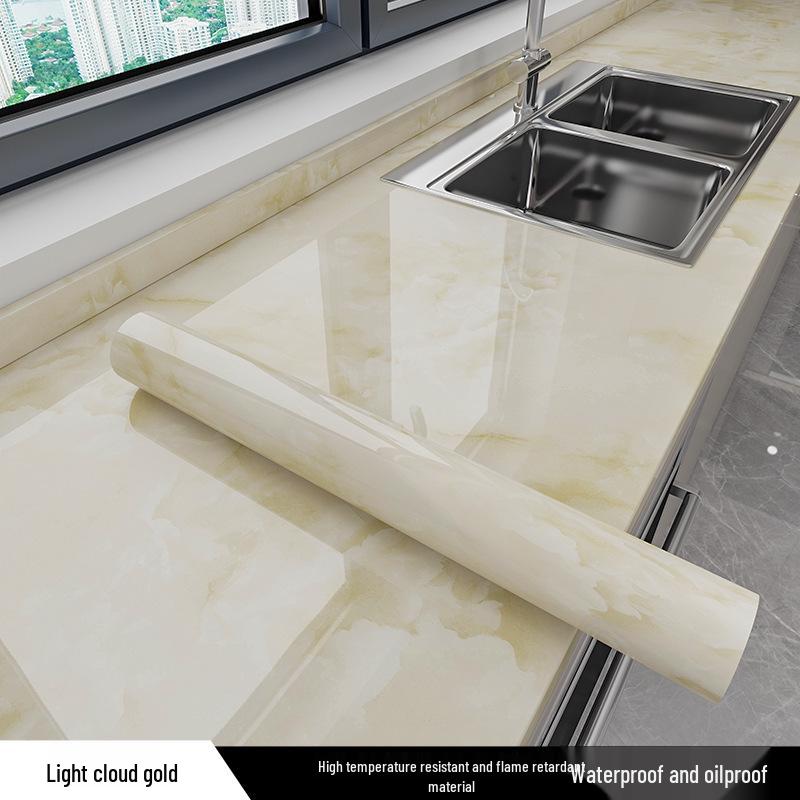 Eco-Friendly Kitchen Anti-Oil Stickers: Self-Adhesive, Waterproof, Heat-Resistant Tile and Stove Top Renovation Wallpaper.