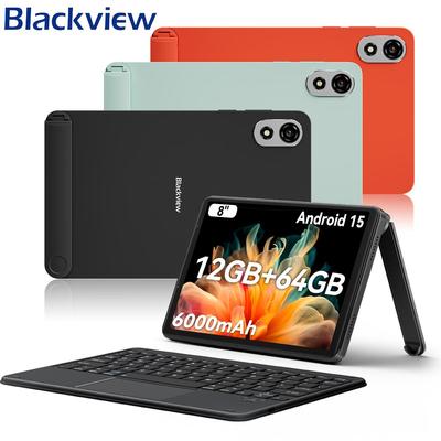 Blackview ZENO 1 8 დიუმიანი HD ეკრანი AI ტაბლეტი Android 15 4/6GB ოპერატიული მეხსიერება 64/256GB ROM 6000mAh ძრავა 0820 ტაბლეტი