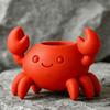 Handmade Crab Pen Holder Plastic Makeup Brush Holder Funny Flower Planter  Home Office