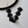 Collana di Pizzo Floreale Ispirazione Vintage con Perle Finte Catena Corta per Matrimoni e Feste