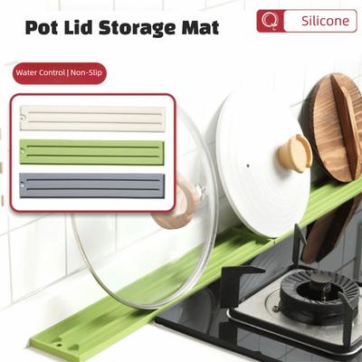 Countertop Protector Countertop Pot Lid Storage Mat Non-Slip Multi-function Silicone Drain Mat Splash Kitchen Sink Pad