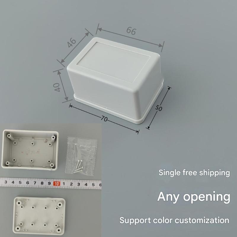 Quick Assembly Plastic Junction Box with Spacious Interior for Efficient Cable Managements and Organization