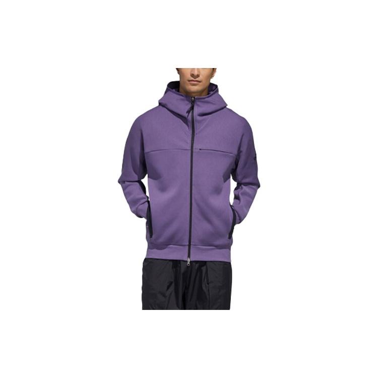 adidas O1 Htt Music Casual Sports Hooded Jacket Purple Men s FM9389 S