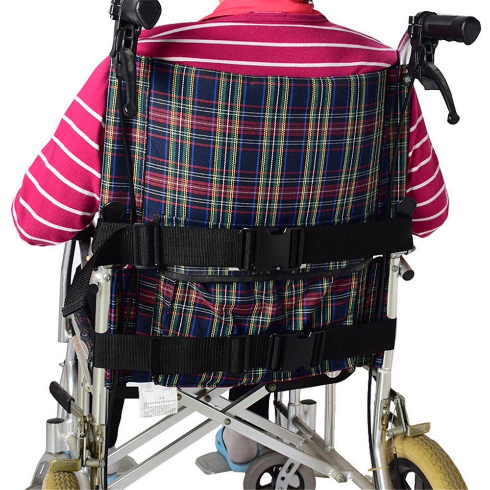 Adjustable Posture Corrector Wheelchair Safety Harness Elderly Patients Wheelchairs Seat Belt Leg Fixing Belt