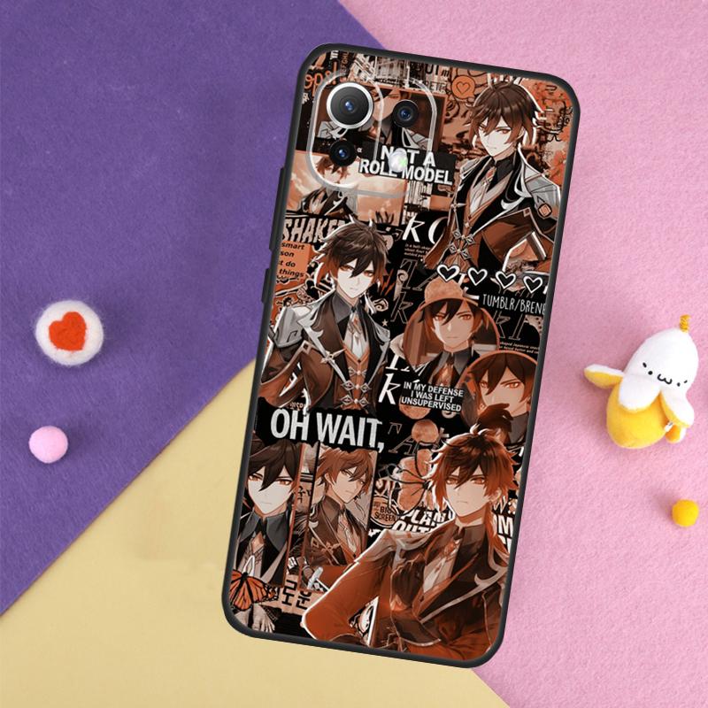 

Zhongli Genshin Impact Case For Xiaomi 15 13 14 Ultra 14T 11T 12T 13T Pro POCO X7 Pro X3 X5 X6 F5 F6 M6 Pro Cover Xiaomi 15