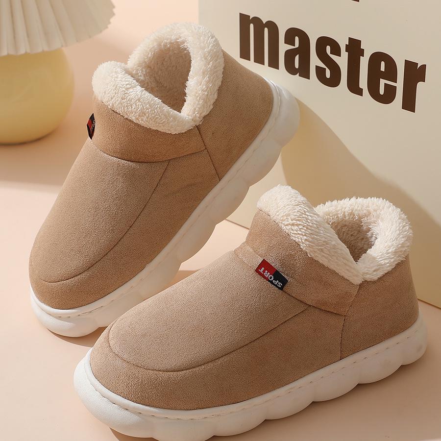 

Зимние замшевые туфли с вельветовой подкладкой против скольжения для пожилых людей - для ношения в помещении и на улице 280: Fits US 9/9.5