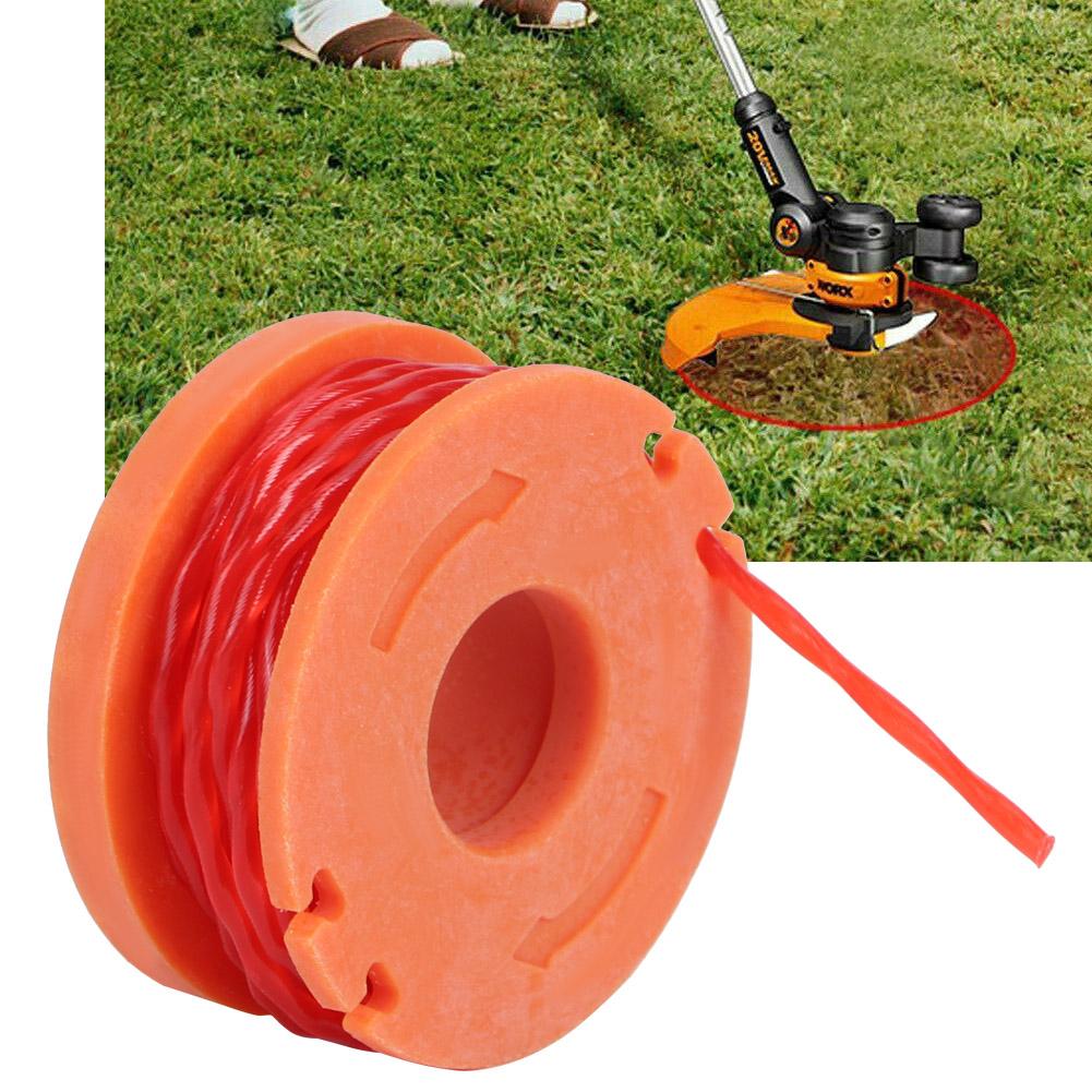 6Pcs Trimmer String Spool Line with Cover Set Accessories Fit for WORX WA0010 Trimmer
