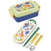 Skater Trio Set Chopsticks Spoon Fork Dinosaur Picture for Children Antibacterial Made in Japan TACC2AG-A