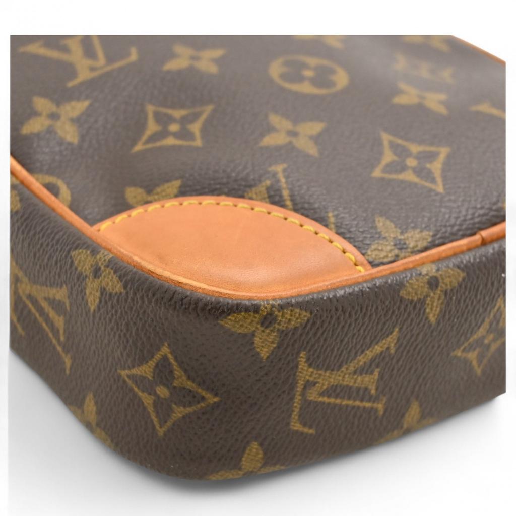 Auth LOUIS VUITTON Monogram Danube Shoulder Bag Brown M45266 lv1125jh Used