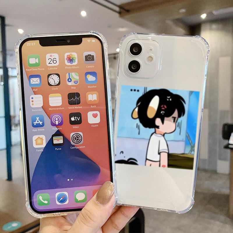 Joke Boys Girls Couple Phone Cases For IPhone 15 14 13 12 11 Pro Max X XSMAX XR 7 8 Plus SE2 Mobile Call Case Cute Funny Covers