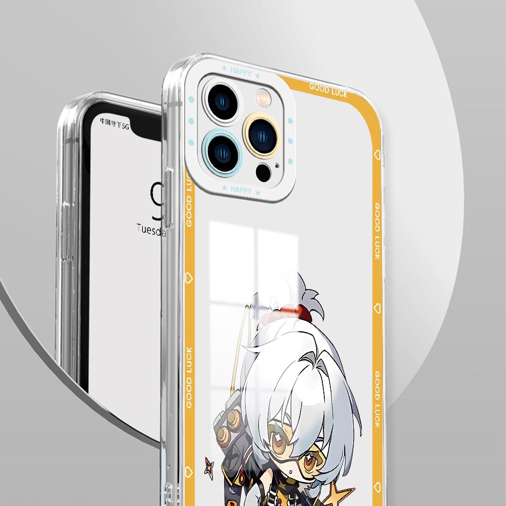Funda de cristal de astronauta de dibujos animados a prueba de golpes, cubierta completa, protección de cámara, carcasa de teléfono suave transparente para Huawei Honor iPhone Infinix Tecno