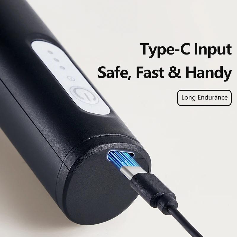 MINI napěňovač mléka USB dobíjecí 3 rychlosti Pěnový kávovar Mixér na šlehání kávy Elektrická rukojeť Mixér Šlehač vajec Šlehač na vejce Nástroje pro vaření za tepla