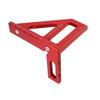 3D Multi Angle Aluminum Red Measuring Ruler 45/90 Degree Woodworking Square Protractor Drawing Line Miter Triangle Layout Tool
