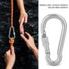 304 Stainless Steel Carabiner Fast Hanging Buckle Elastic Buckle Spring Hook (M11)