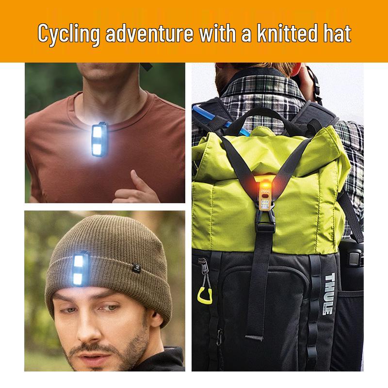 LED Camping & Emergency Clip Light: Safe, Lightweight, Portable for Outdoor, Cycling, Hiking