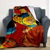 Superhero Cityscape Flannel Blanket Throw Blanket Soft Warm Sofa Bed Camping Home Decor Unique Christmas Gift C926927