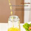 Dual-Use Spray & Pour Oil Bottle with Precise Control, Thick Glass, Large Diameter, Leak-Proof Design.
