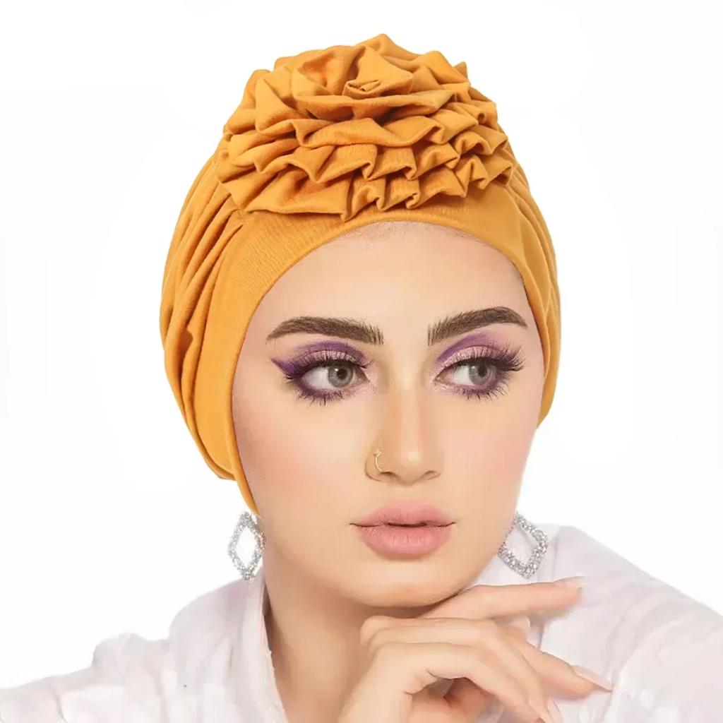 Women Sequin Knotted Turban Indian Hat Muslim Hijab Beanie Bonnet Hair Loss Headscarf Chemo Cap Headwear Bandanas Turbante Mujer
