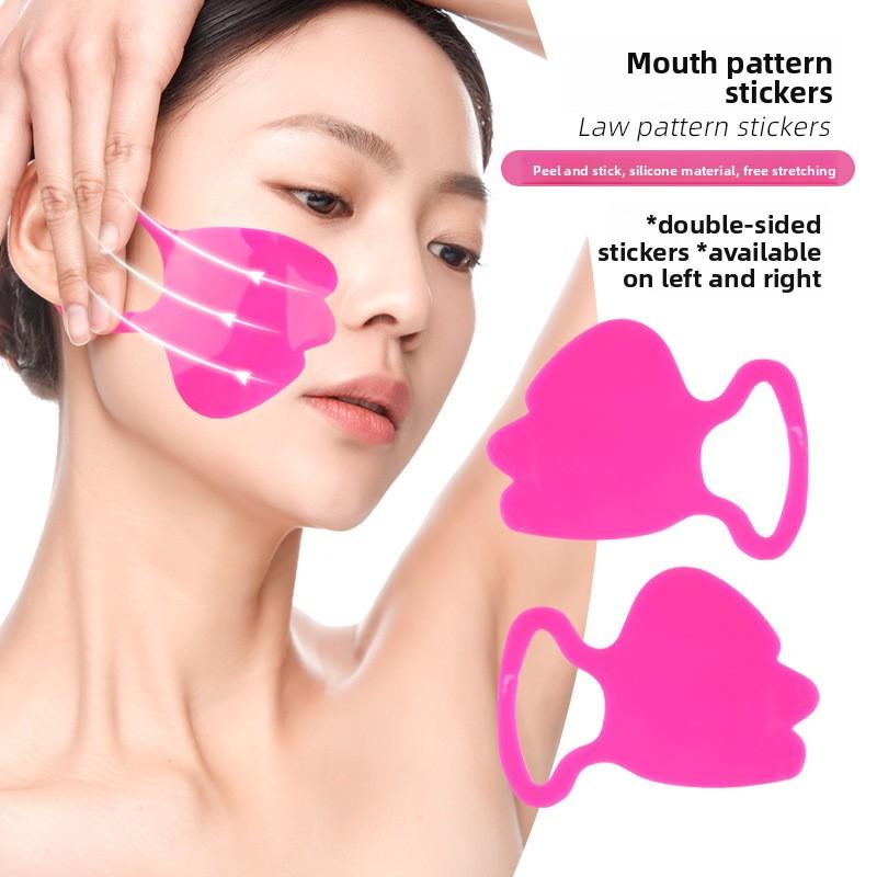 Fałdy nosowo-wargowe Naklejka na uszy Liftingująca Redukująca Drobne Linie Zapach Róży Elastyczny Miękki Klej Lifting Zapobiegający Wiotczeniu Naklejka na Fałdy Nosowo-Wargowe