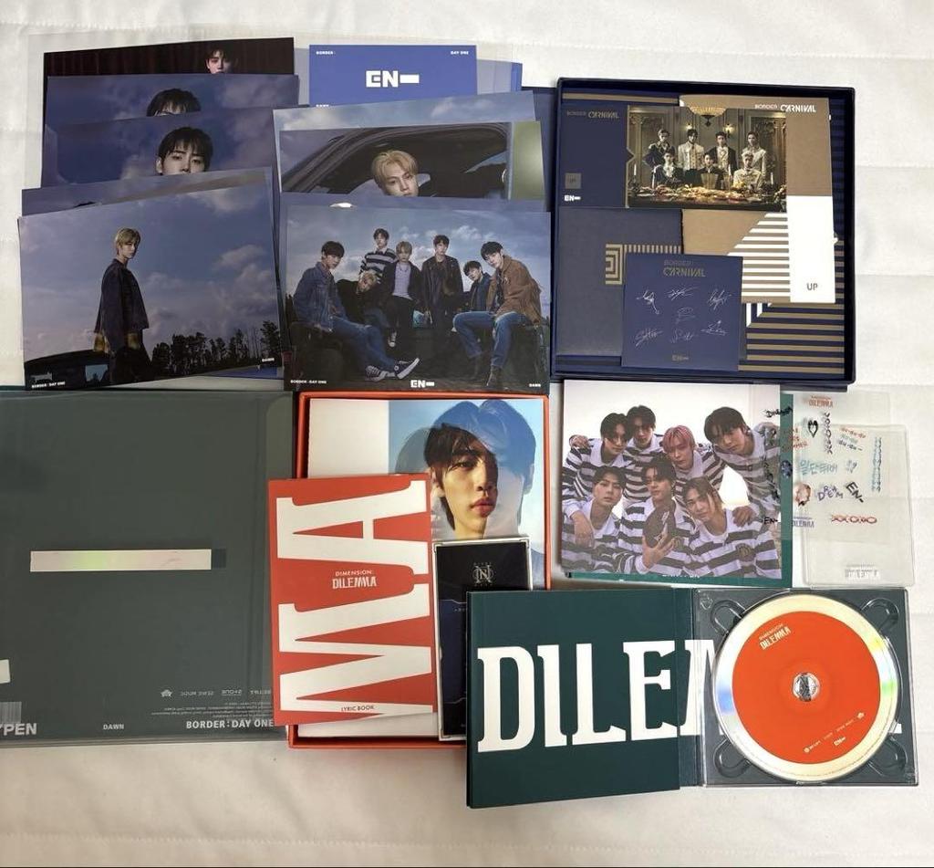[USED] ENHYPEN album DVD 55-piece set