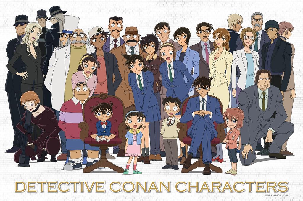 Jigsaw Puzzle 1000 de piese Detective Conan Conan Personaje (50x75cm)
