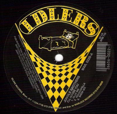 12inch Record JUNGLE BROTHERS - I'll House You WAR022B Idlers 1988 US Rap & Hip-Hop/R&B Used