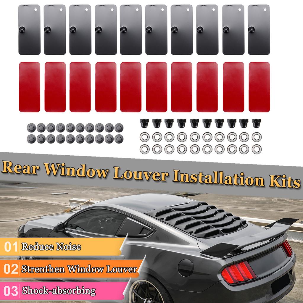 Buy Window Louver Replacement Hardware Double Side Tape Mounting Installation Kits at affordable