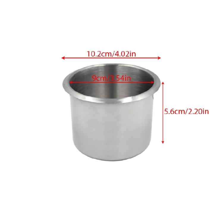 RVs Accessories Rustproof Recessed Insert Drink Holder RVs Cup Holder for Trailer Campers Stainless Cup Can Holder