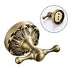 Elegant Brass Clothes Hook for Bathroom and Living Room Antique Style Hardware for Efficient Space Management and Organization